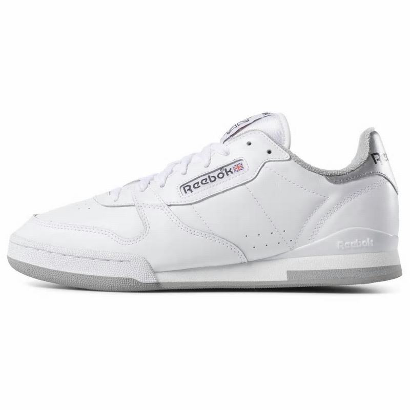 Reebok Phase 1 Tenisky Panske - Biele/Siva/Červené HB6339RV